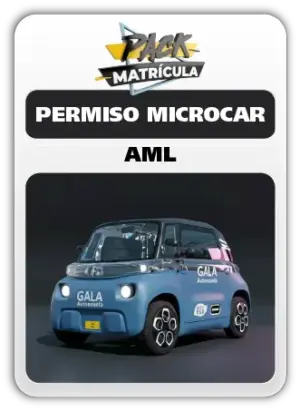 Pack Matrícula Permiso para Coche Sin Carnet