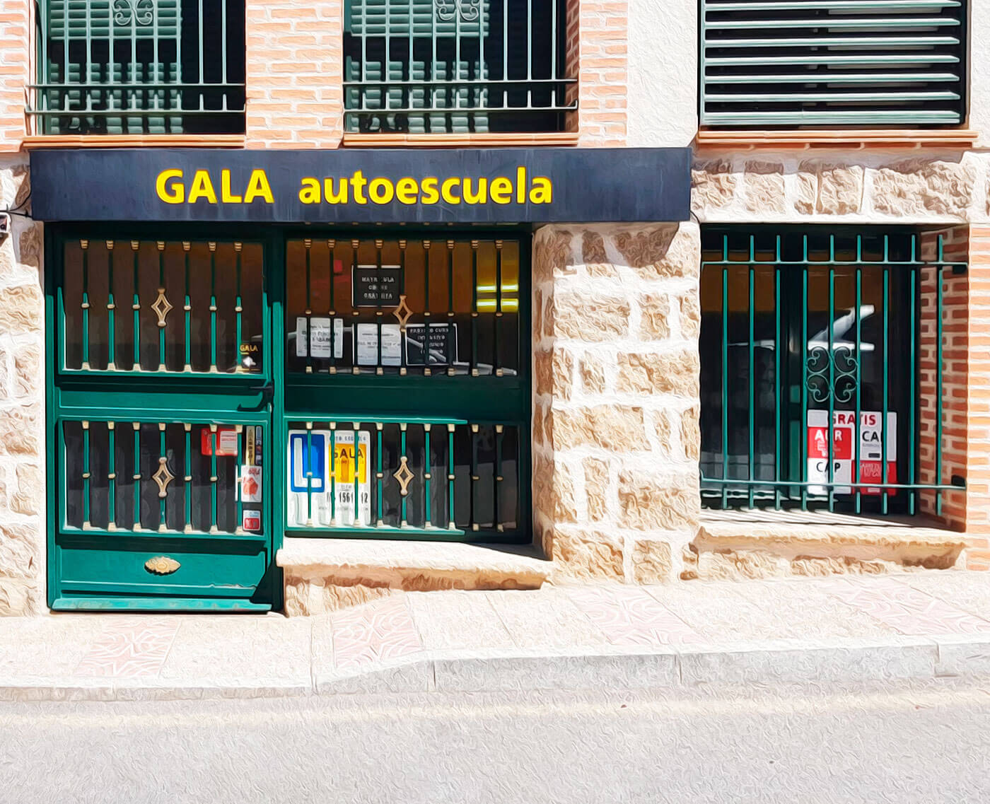 Fachada-Miraflores-Autoescuela-Gala Fachada-Miraflores-Autoescuela-Gala