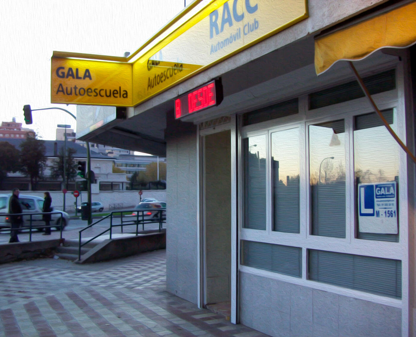Fachada-Pinar-Chamartin-Autoescuela-Gala Fachada-Pinar-Chamartin-Autoescuela-Gala