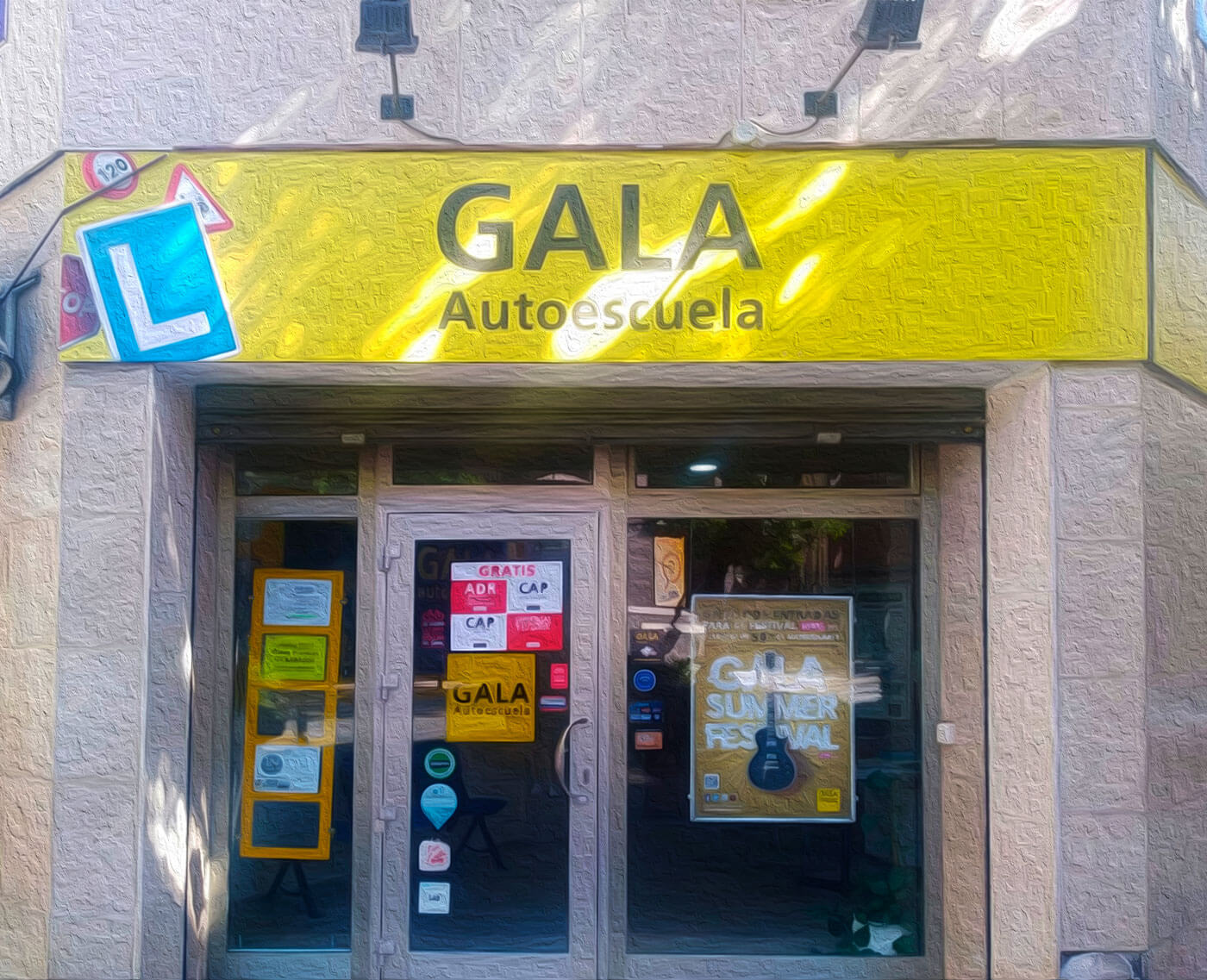 Fachada-Garcia-Paredes-Autoescuela-Gala Fachada-Garcia-Paredes-Autoescuela-Gala