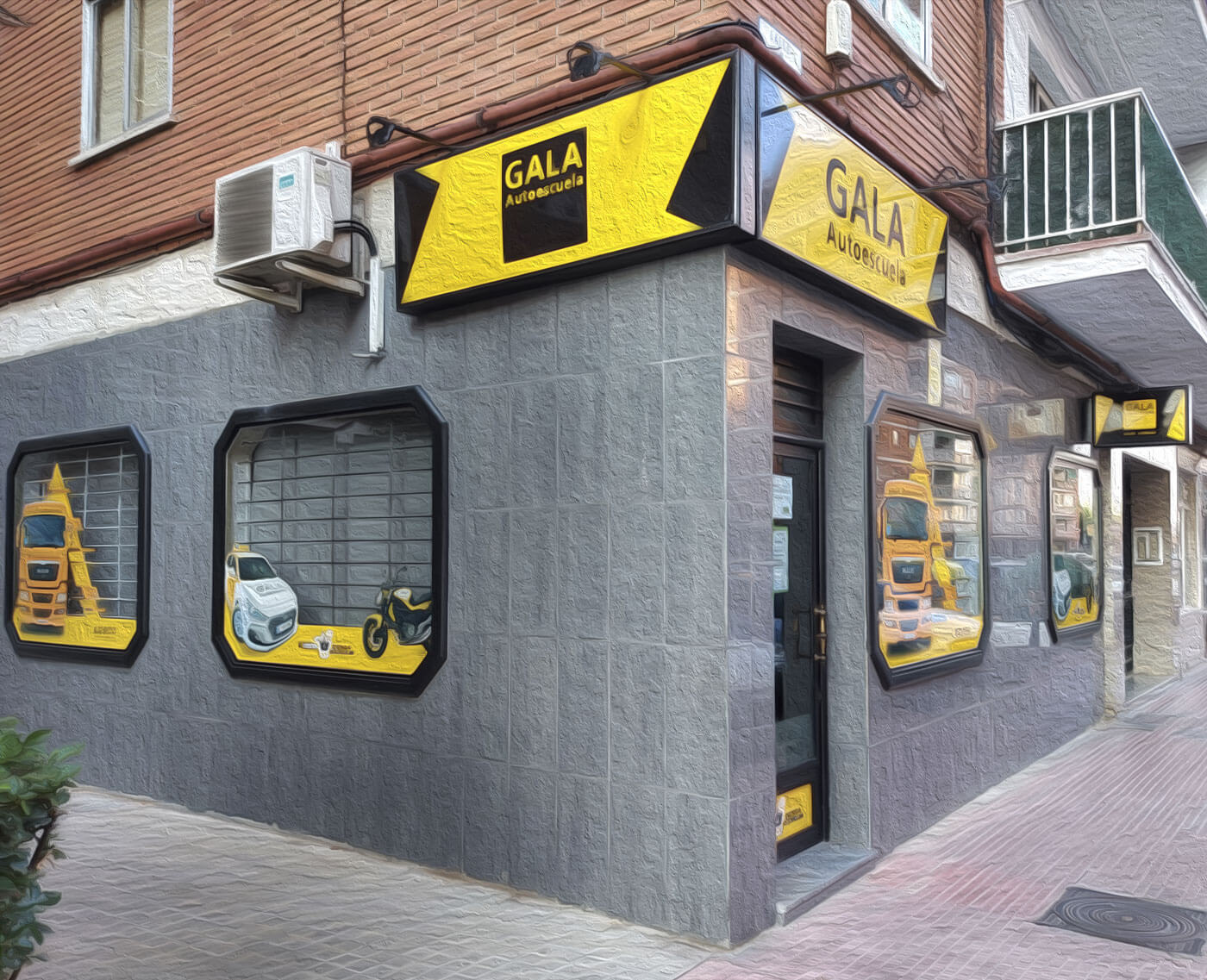 Fachada-Alcala-Henares-Gil-Andrade-Autoescuela-Gala