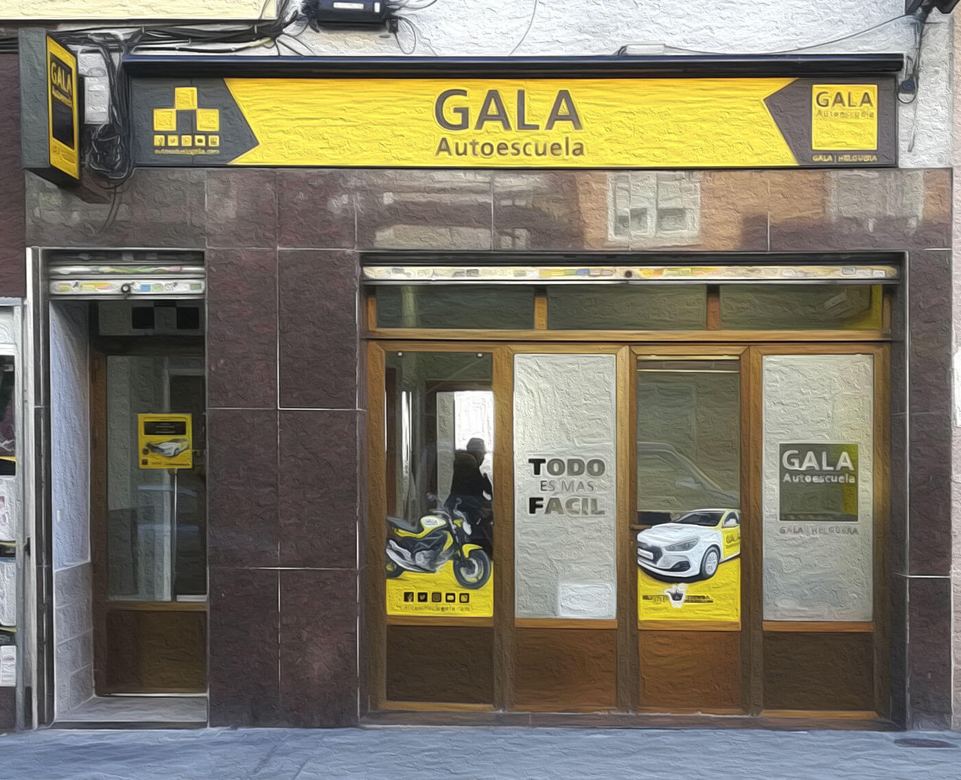Fachada-Barajas-Autoescuela-Gala Fachada-Barajas-Autoescuela-Gala