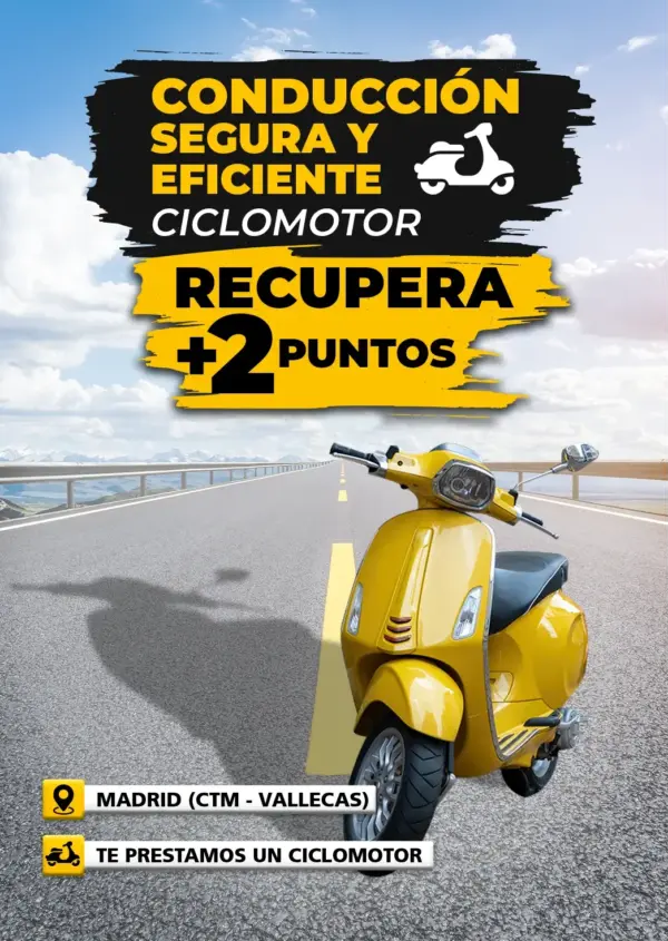 Recupera 2 Puntos en tu Carnet en Madrid