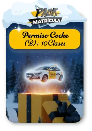 Pack Matrícula Carnet de Coche B Manual + 10 Clases Prácticas