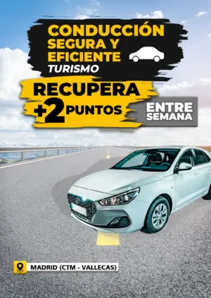 Recupera 2 Puntos en tu Carnet Turismo entre semana en Madrid