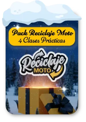 Pack de 4 Clases de Reciclaje de Motos