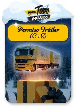 Pack Todo Incluido Carnet de Camión C + E de Tráiler
