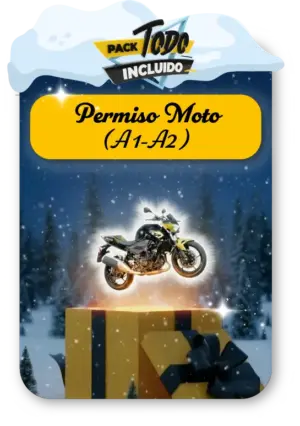 Pack Todo Incluido Carnet de Moto A1 o A2