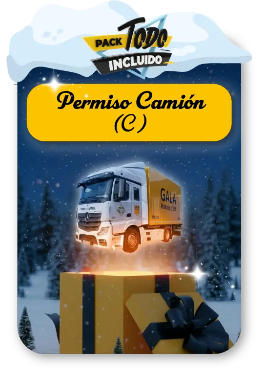 Pack Todo Incluido Carnet de Camión C