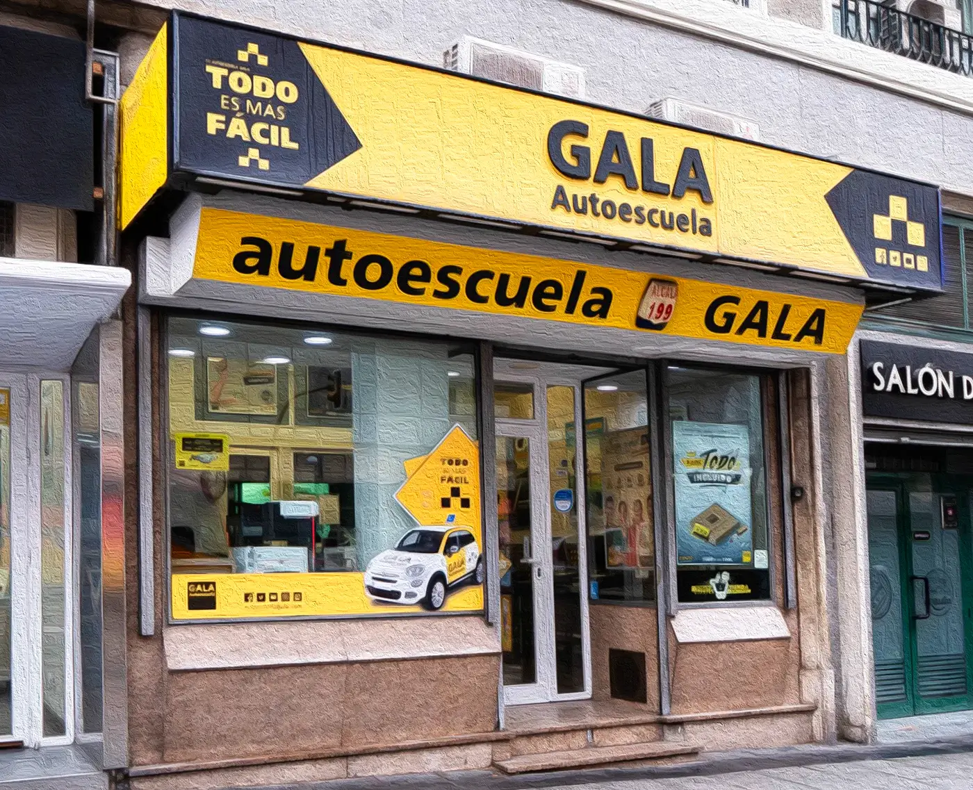 Fachada-Manuel-Becerra-Autoescuela-Gala