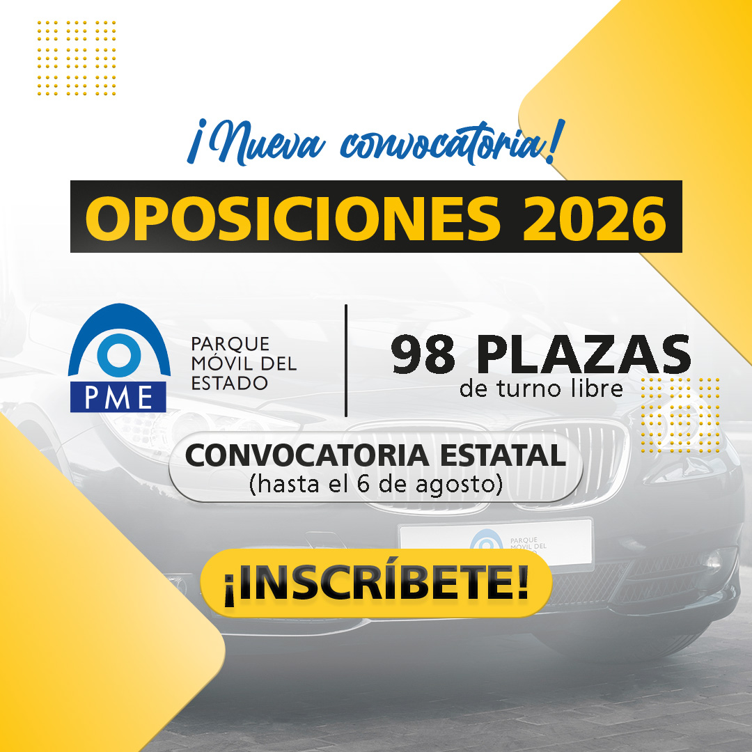 Oposiciones Parque Móvil del Estado