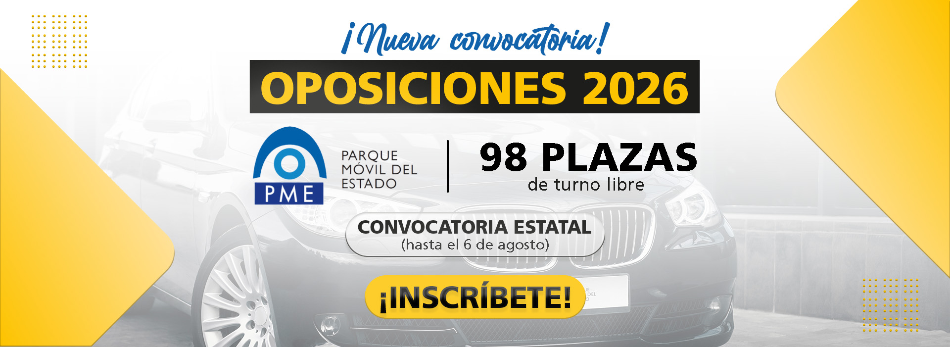 Oposiciones Parque Móvil del Estado